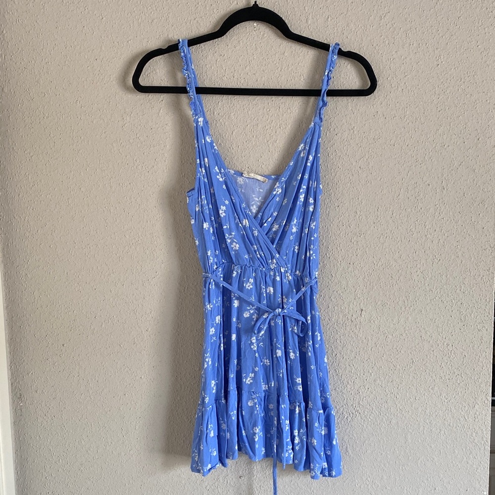 Altar'd State Blue Floral Top